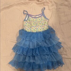 Matilda Jane Floral and Blue Dress